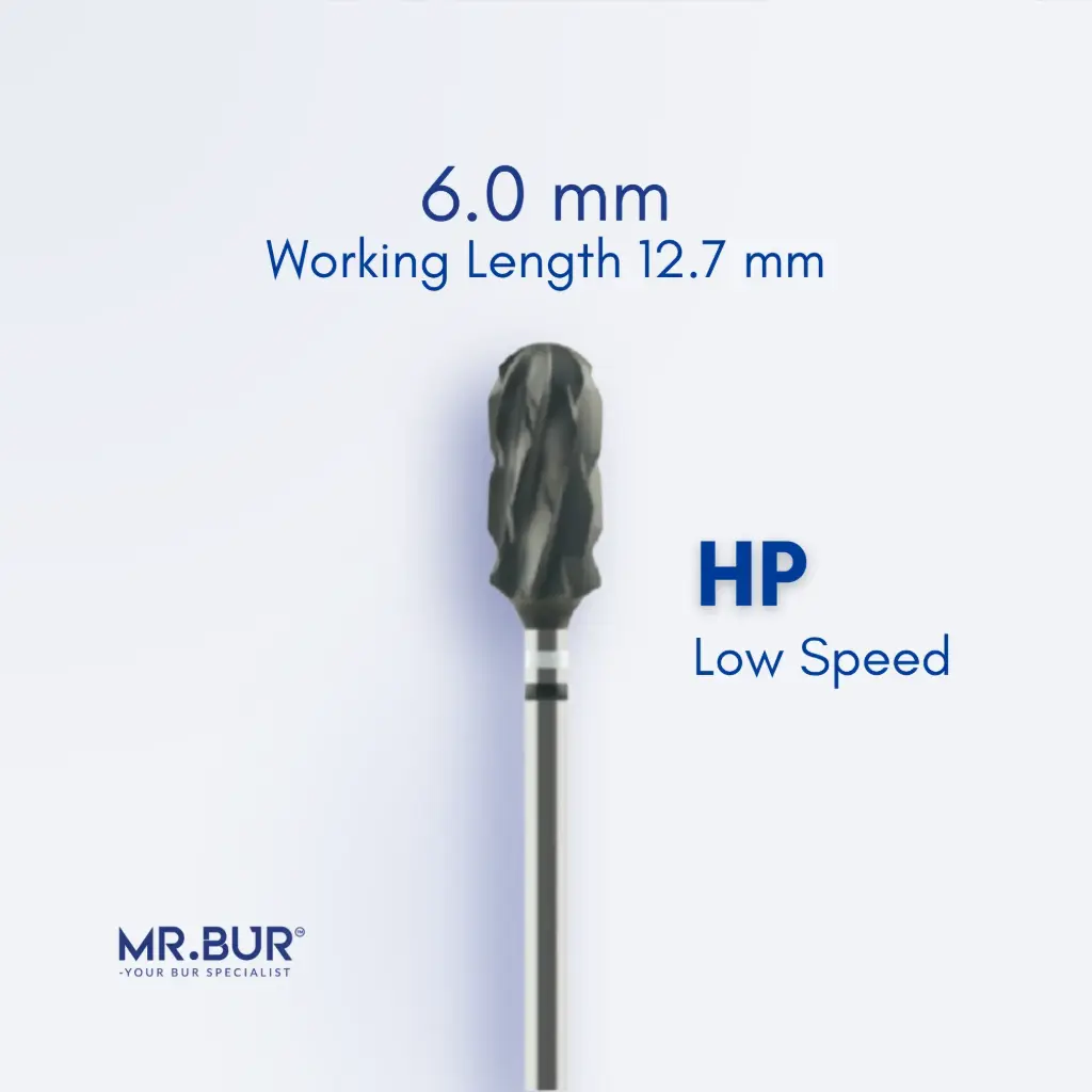 TUNGSTEN CARBIDE BUR FOR CVD COATING - CROSS CUT SUPER COARSE