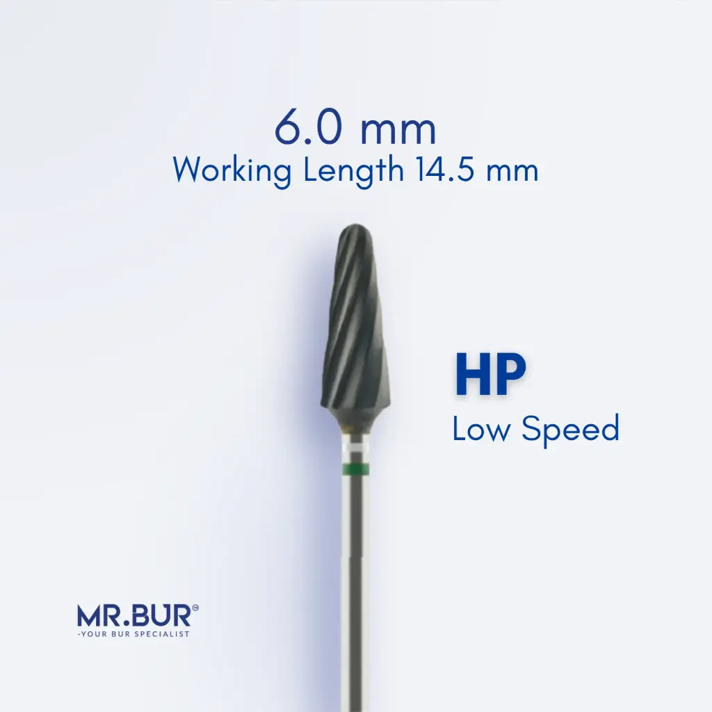 TUNGSTEN CARBIDE BUR FOR CVD COATING - PLAIN CUT COARSE