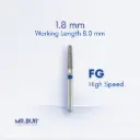 FG DIAMOND TAPER FLAT END - 847 FG.018