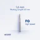 FG CARBIDE TAPER FLAT END