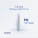 FG DIAMOND TAPER FLAT END SUPER FINE