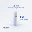 FG DIAMOND TAPER ROUNDED EDGE