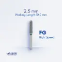 FG DIAMOND TAPER ROUND END 