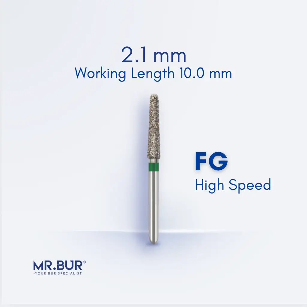 FG DIAMOND TAPER ROUND END