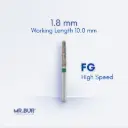FG DIAMOND TAPER ROUND END