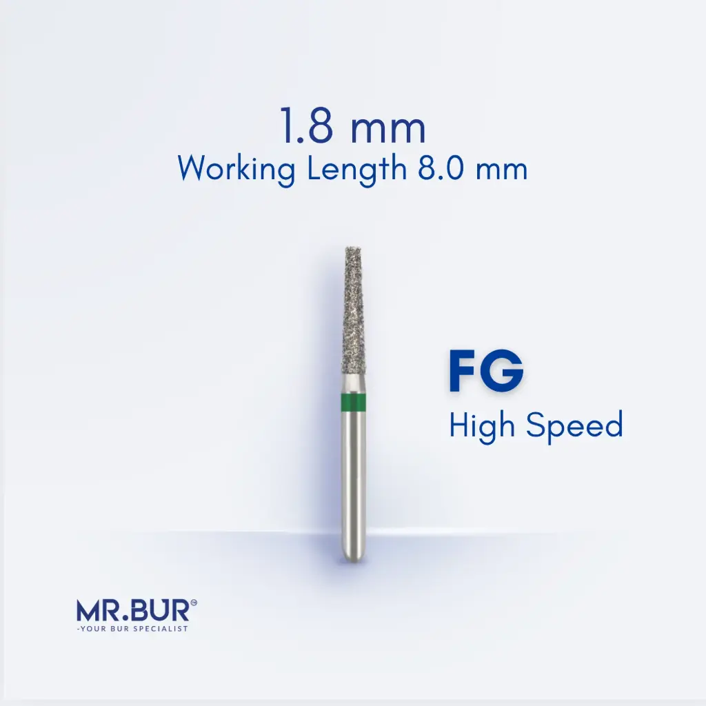 FG DIAMOND TAPER ROUND END 